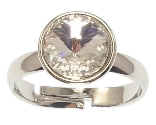 

Кольцо Xuping Родий с кристаллами Swarovski "Кристалл Clear ø 10мм" р.17-18
