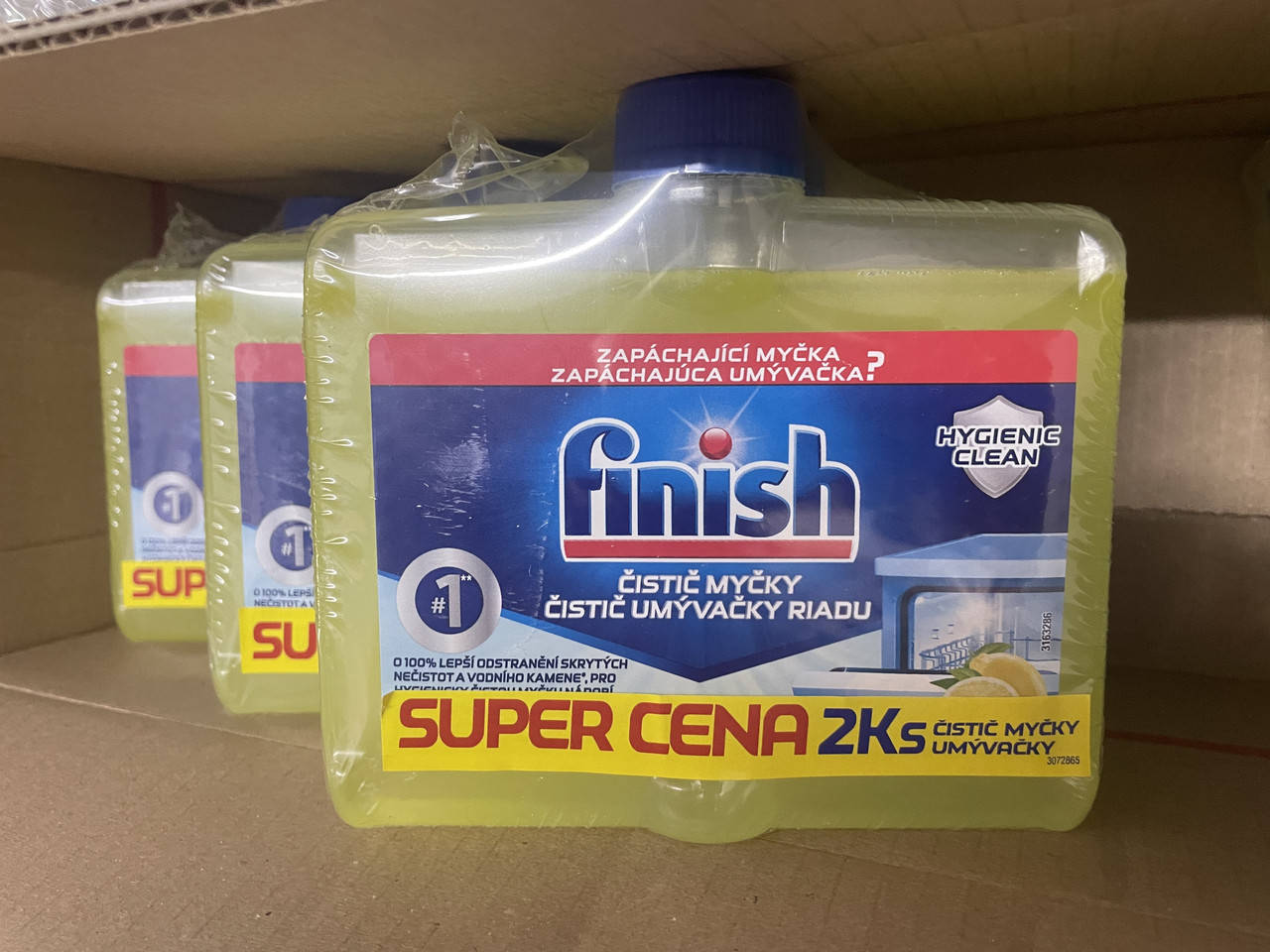 

Очисник для посудомийної машини Finish 2*250,lemon