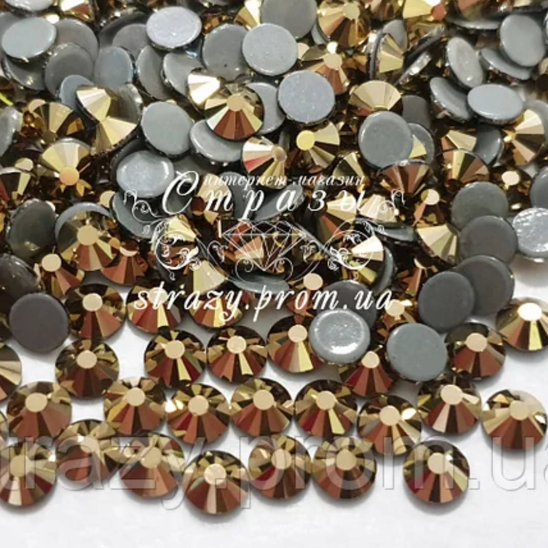 

Термо стразы Lux ss16 Aurum (4.0mm) 1440шт