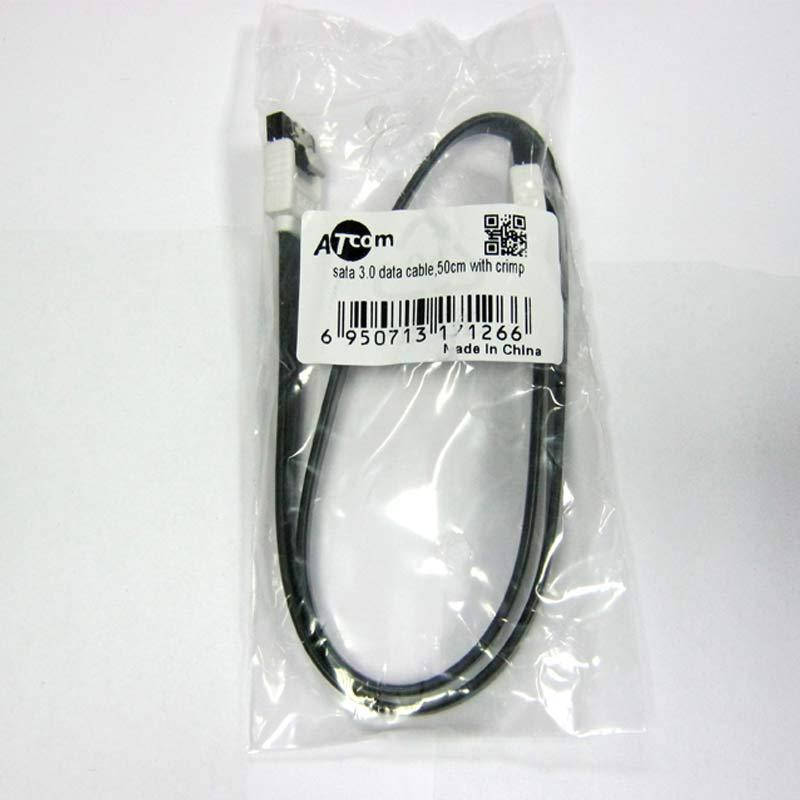 

Кабель интерфейса ATcom SATA-DATA 3.0 cable 50см,с застежкой