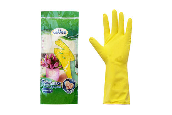 

Перчатки хозяйственные "XL" (уп. 1 пара), Желтый