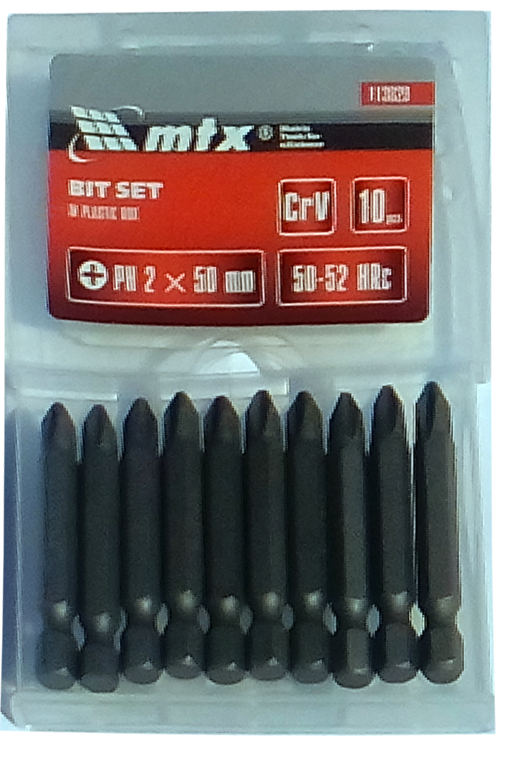 

Набір біт PH2* 50 мм // 10 шт "МТХ"