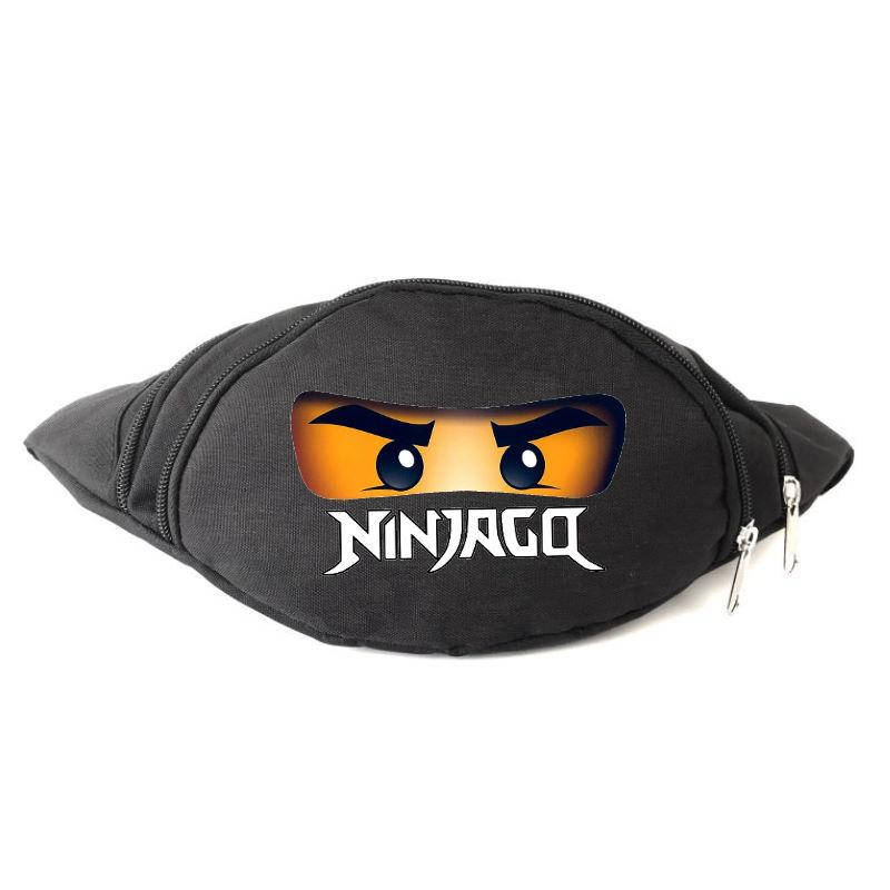 

Сумка Бананка на пояс Лего Нинзяго (LEGO-Ninjago-02) Cappuccino Toys черная, Черный