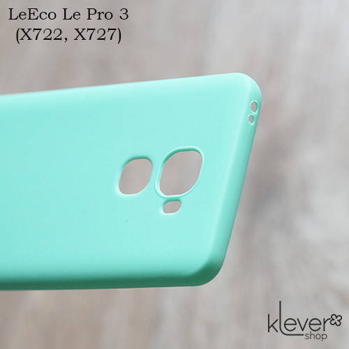 

Силиконовый чехол накладка Candy для LeEco Le Pro 3 (X722, X727) (мятный)