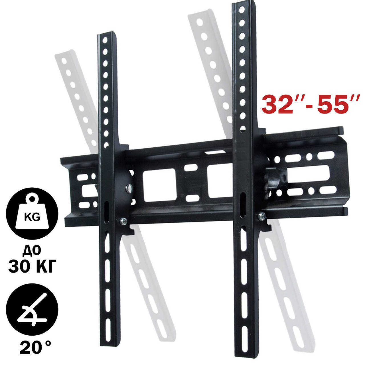 

Настенное крепление для телевизора (кронштейн) HT-002 (32-55") (8002), Черный
