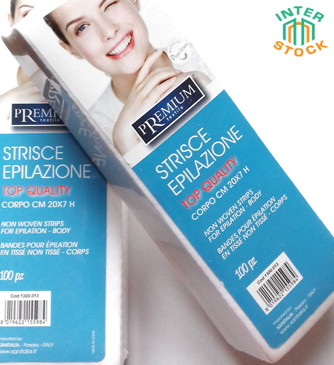 

Полоски для депиляции ItalWax 100 шт. / уп., Белый