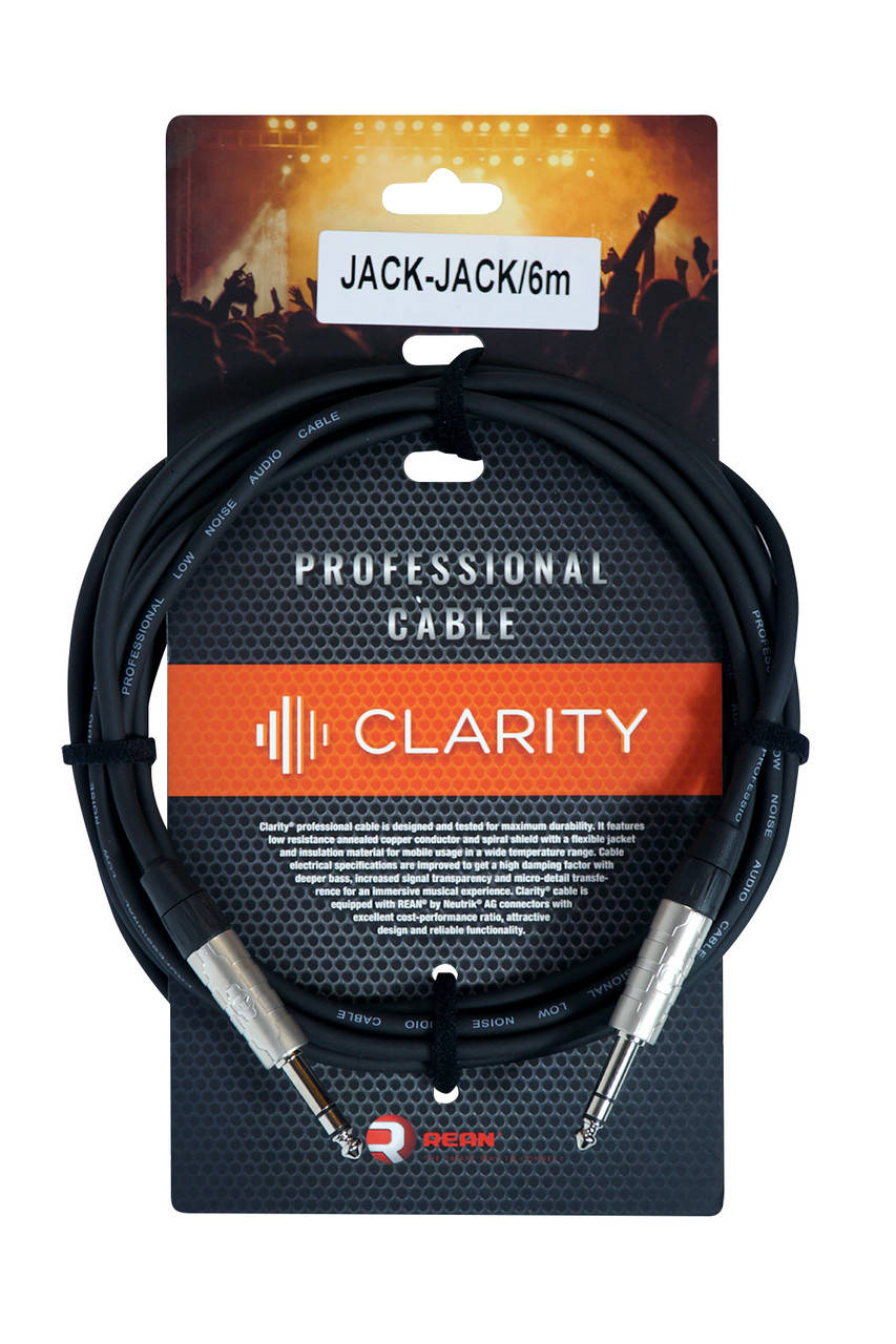 

Балансный кабель CLARITY JACK-JACK/6m