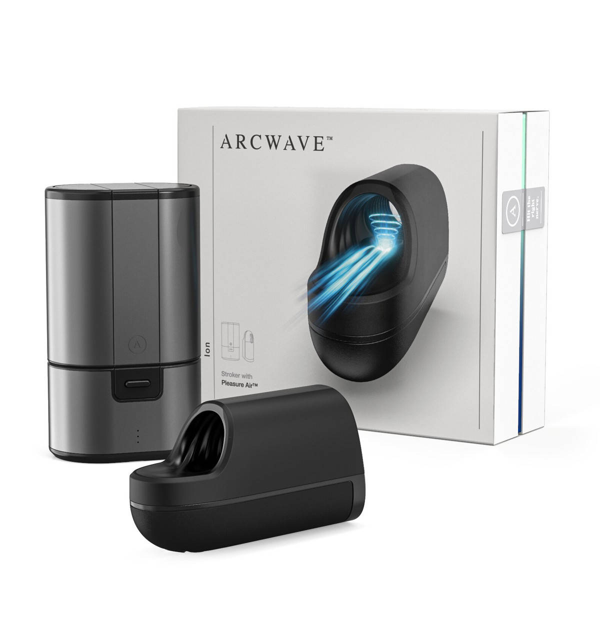 

Mастурбатор мужской Arcwave Ion с волновой стимуляцией, черный
