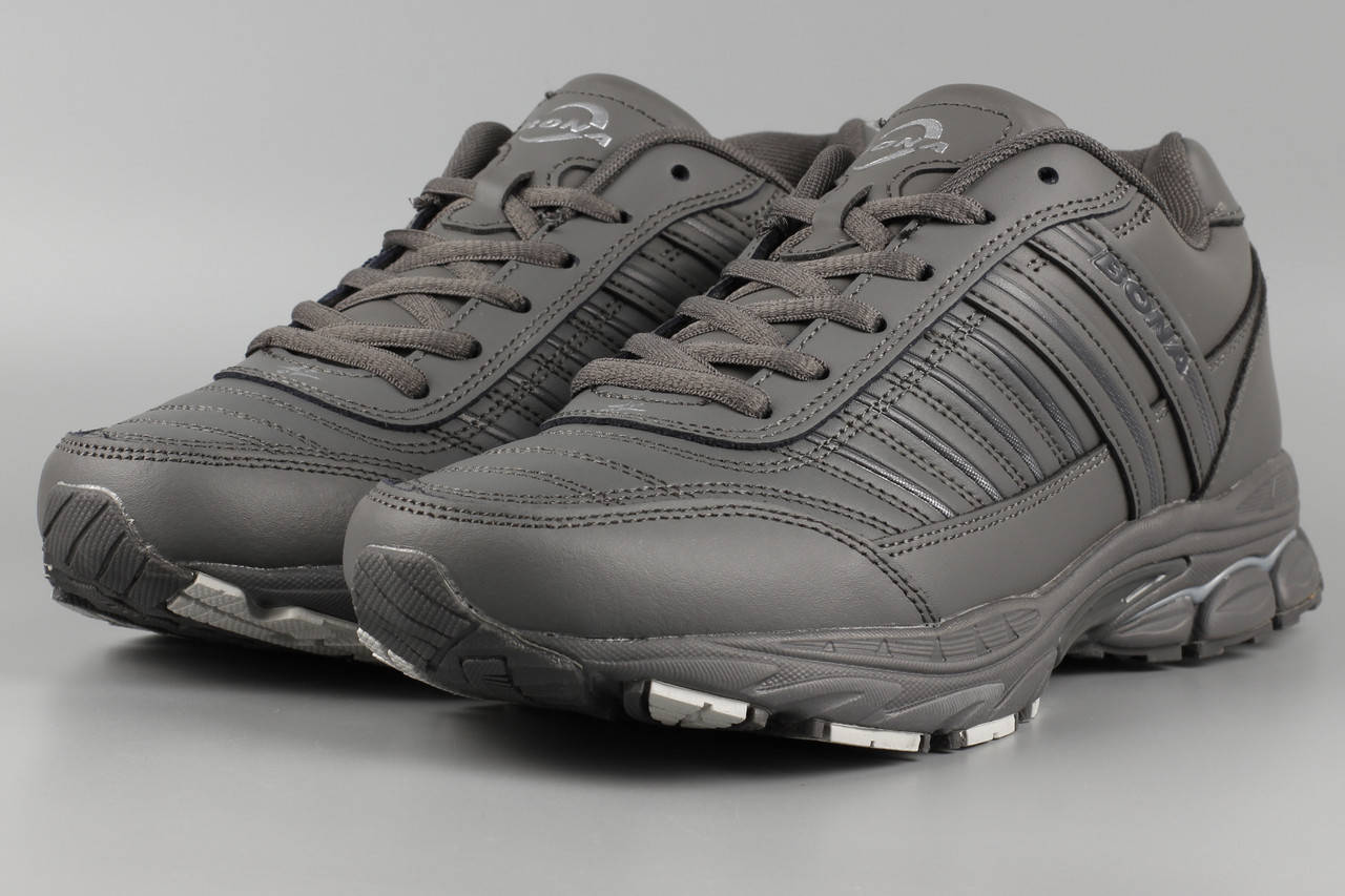 

Кроссовки мужские серые Bona 800F Бона Размеры 41 42 43 46, Серый