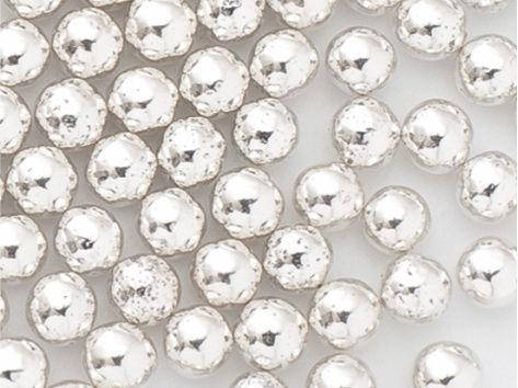 

Сахарные кондитерские шарики серебряные ⌀5мм | стик-пакет 3г