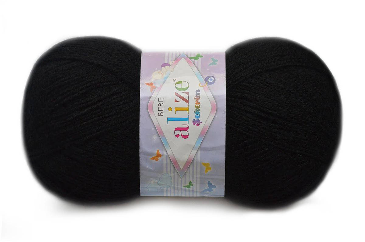 

Alize Sekerim bebe, Черный №60