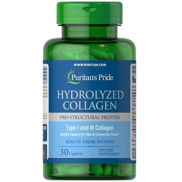 

Hydrolyzed Collagen Type 1 and 3 Collagen (30 капсул)