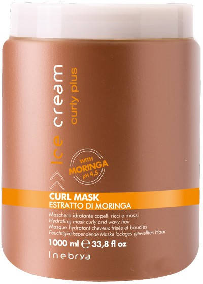 

Маска для вьющихся волос Inebrya Ice Cream Curly Plus Curl Mask 1000 мл.