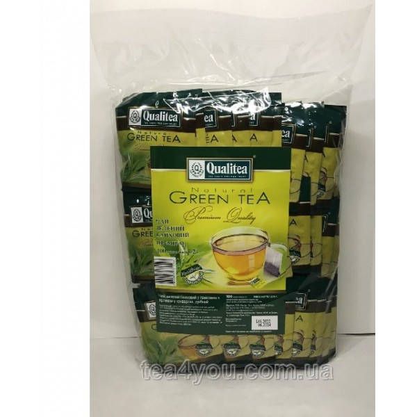 

Чай "Qualitea" зелений 100 пакетів у конвертах