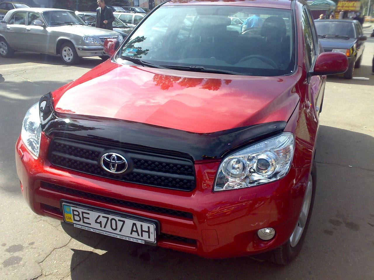 

Мухобойка, дефлектор капота Toyota RAV 4 2006-2009 (Hic)