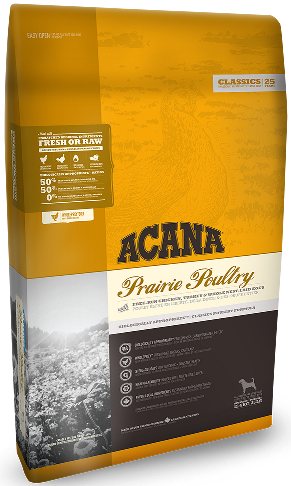 

Acana Prairie Poultry 17кг - корм для собак с цыплёнком и индейкой