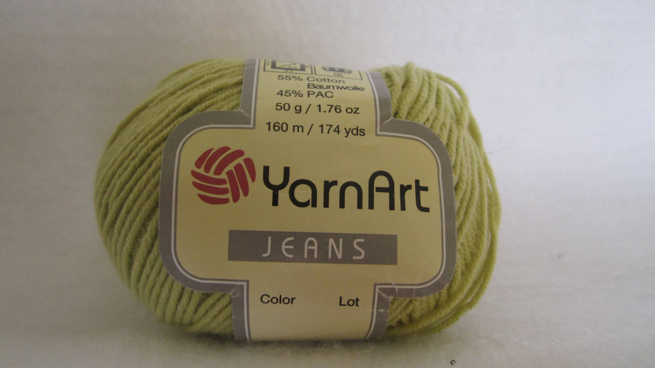 

Пряжа YarnArt Jeans , цвет - фисташковый