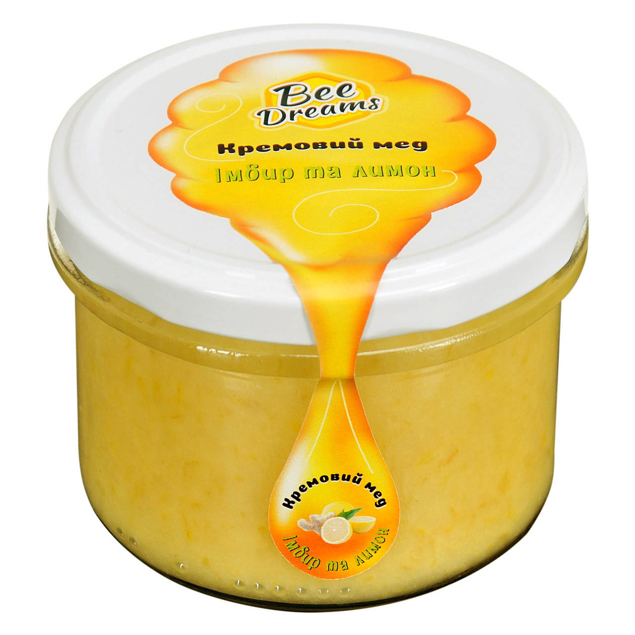 

Кремовий мед "Імбир з лимоном" 250g
