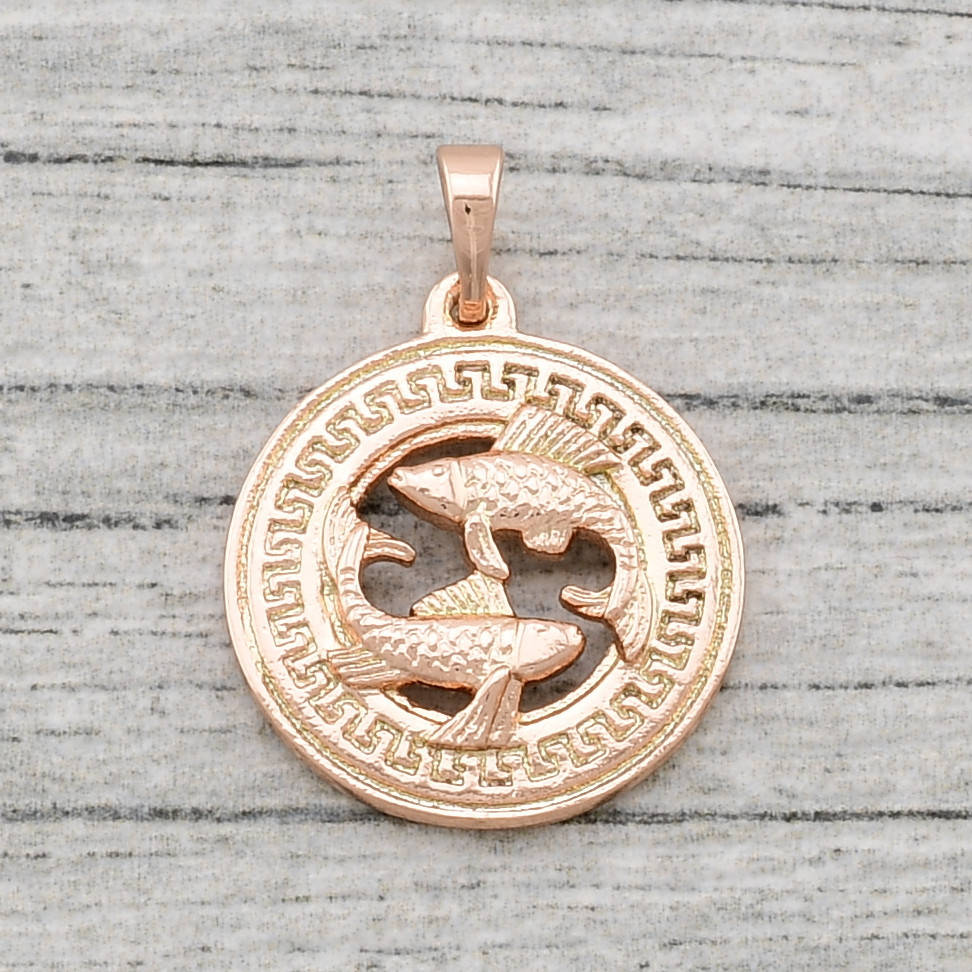 

Знак зодиака Xuping 80751 Рыбы размер 26х20 мм позолота РО