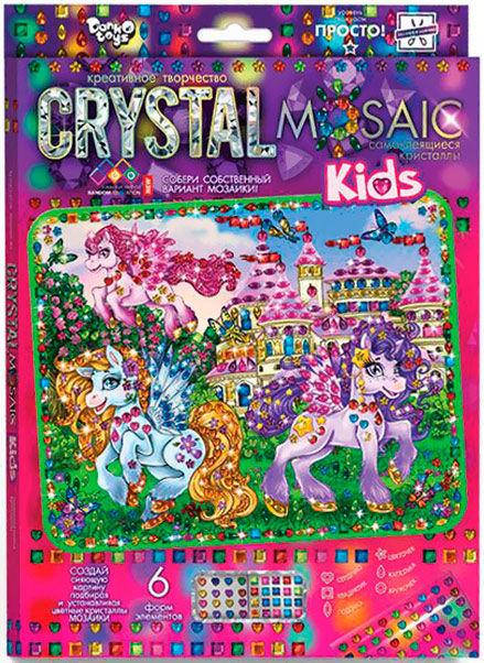 

Набор для творчества DankoToys DT CRMk-01-04 Мозаика Crystal Mosaic Kids Пони