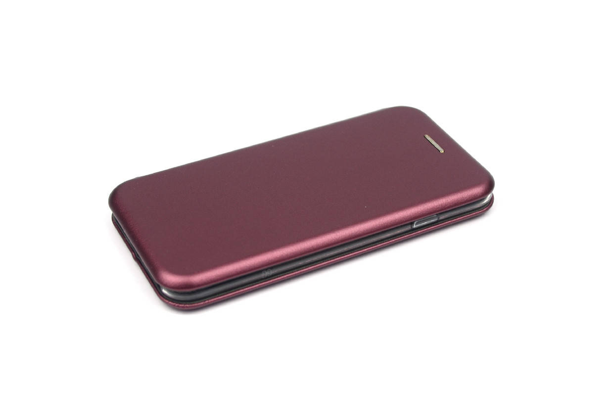 

Чехол-книжка для iPhone 6 / 6s кожаный Бордовый