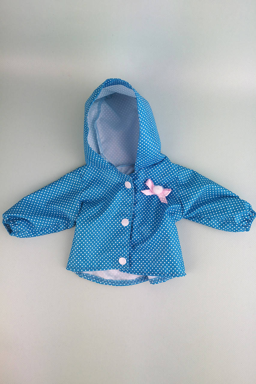 

Куртка-ветровка в горошек для пупса Baby Born 40 - 44 см