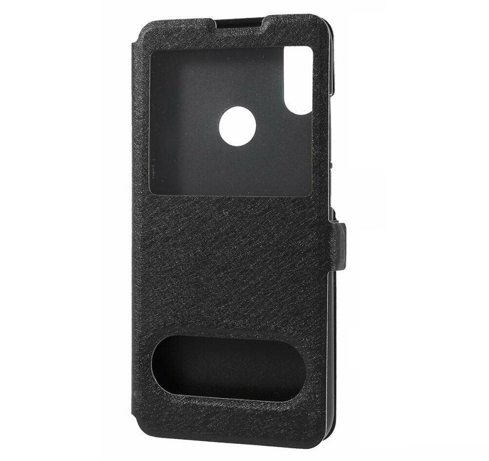 

Чехол Window для Huawei Y6S 2019 книжка с окошком Black, Черный