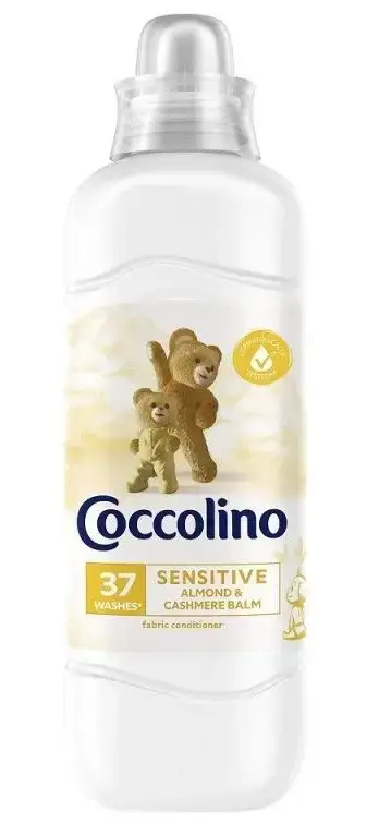 

Ополаскиватель для белья Coccolino Sensitive Almond & Cashmere Balm 37 стирки, 925 мл