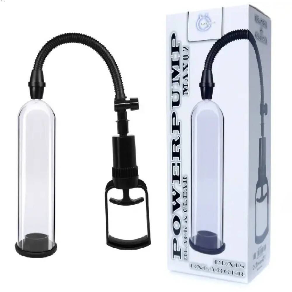 

Вакуумная помпа для мужчин "Powerpump MAX 0.2 - Black&Clear" от Boss, Черный