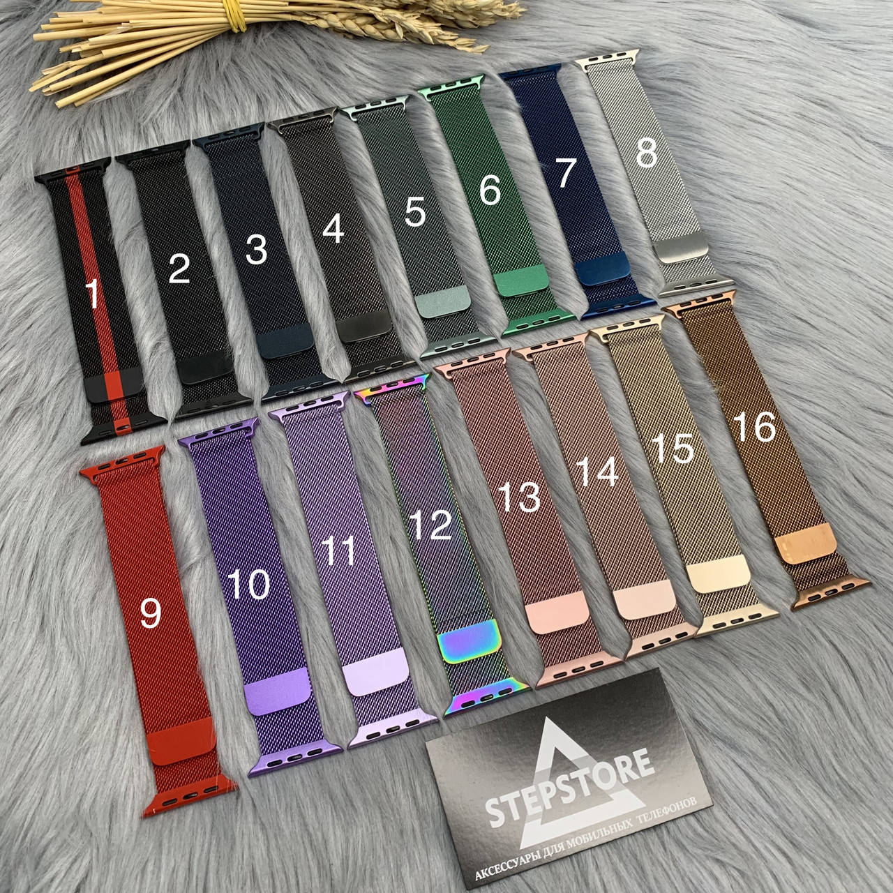 

Ремешок миланская петля milanese loop для Apple watch 42 44 45 мм series 2 3 4 5 6 7 SE браслет мета