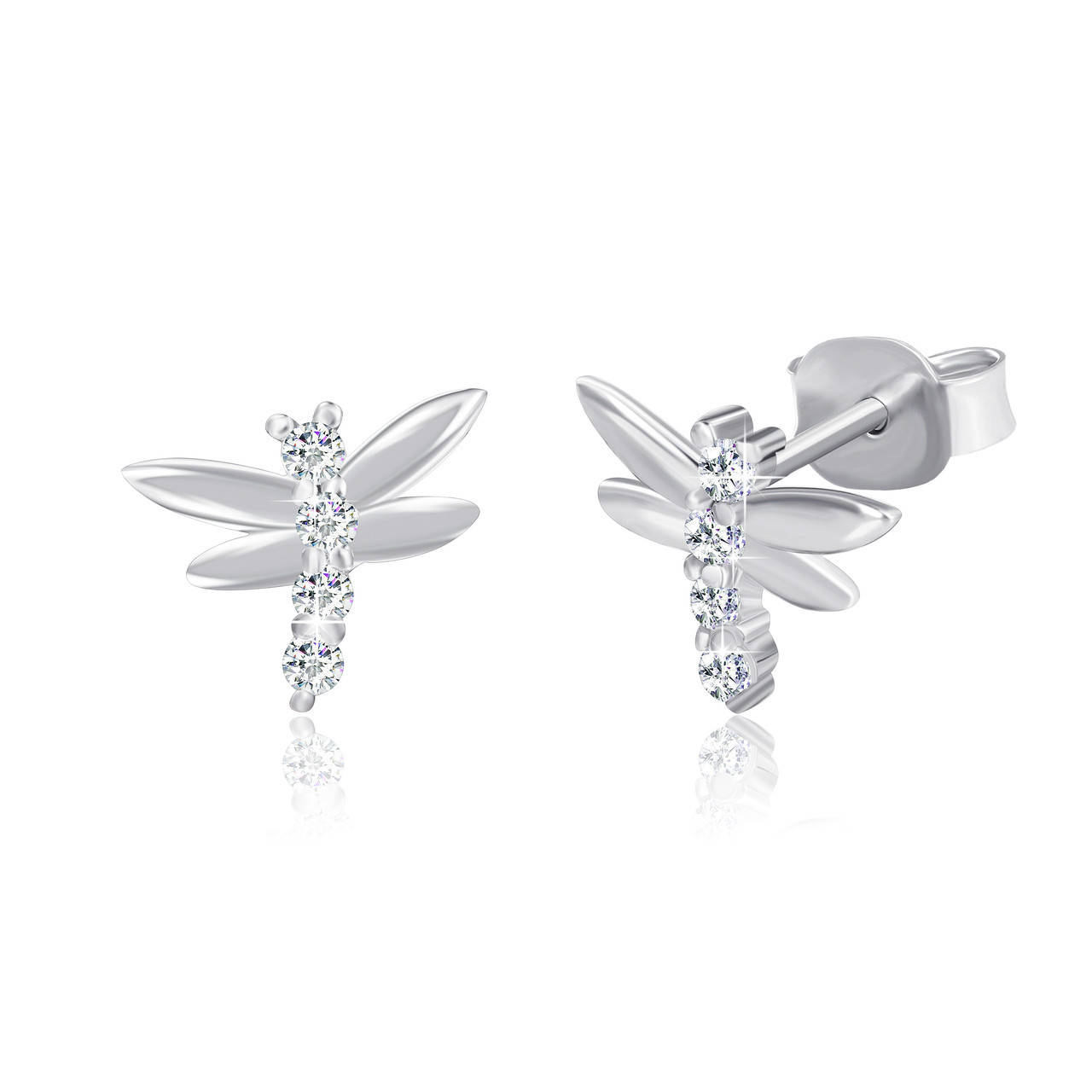 

Серебряные серьги-гвоздики Стрекозы С2Ф/706