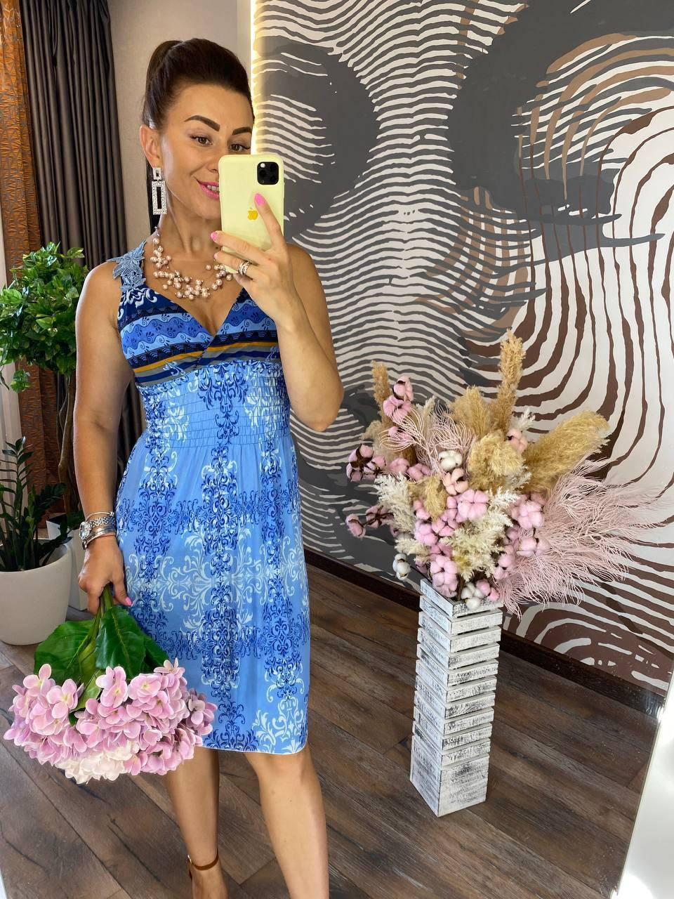 

Платье с принтом 876 42-48р