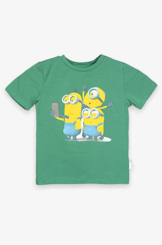 

Футболка детская миньены зеленая Ромашка 137487M