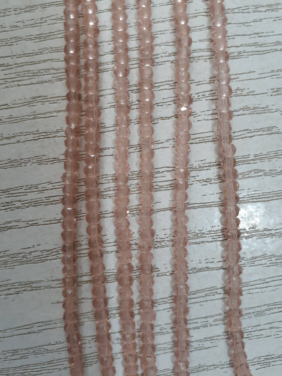 

Бусины "рондель" стекло d-3x2мм(+-) L-38см(+-)