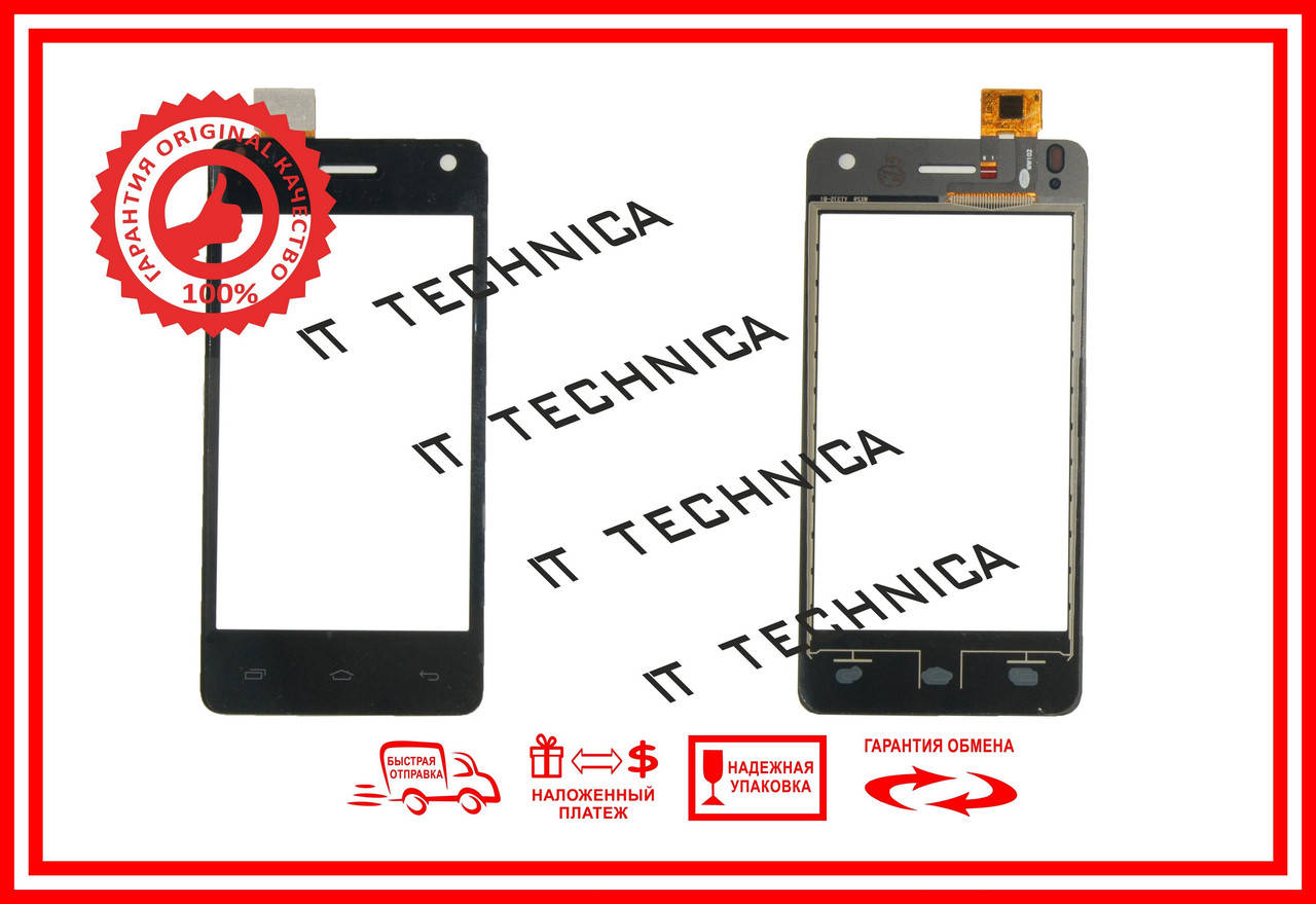 

Тачскрін Fly IQ4491 Quad ERA Life 3 Чорний, Черный