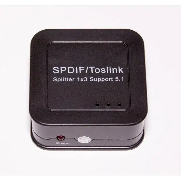 

1x3 SPDIF / TosLink splitter optical digital Цифровой 3-х портовый разветвитель оптического аудио зв
