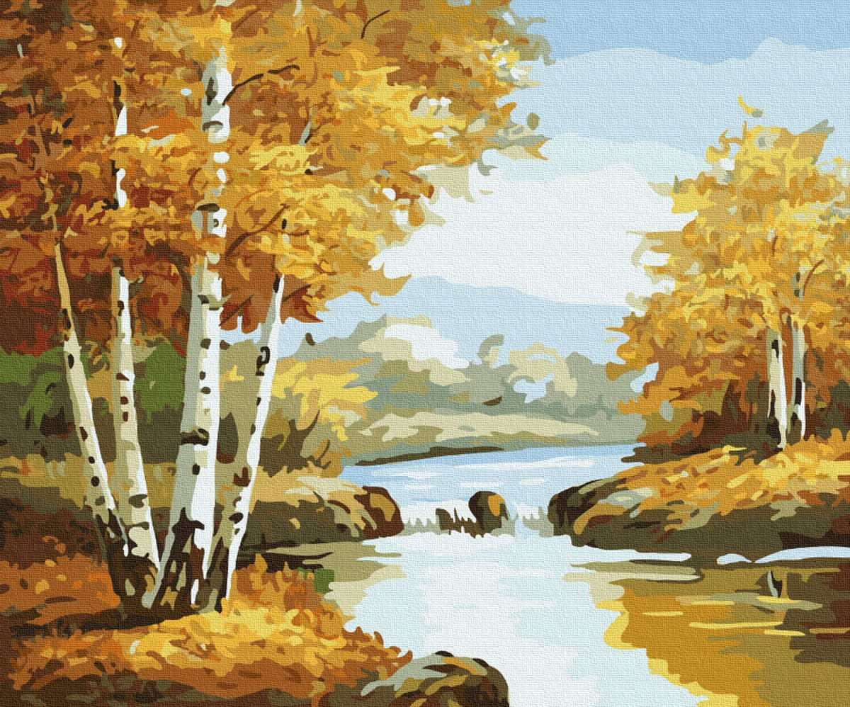 

Картины по номерам Природа в позолоте GX6822 BRUSHME Украина 40х50 см