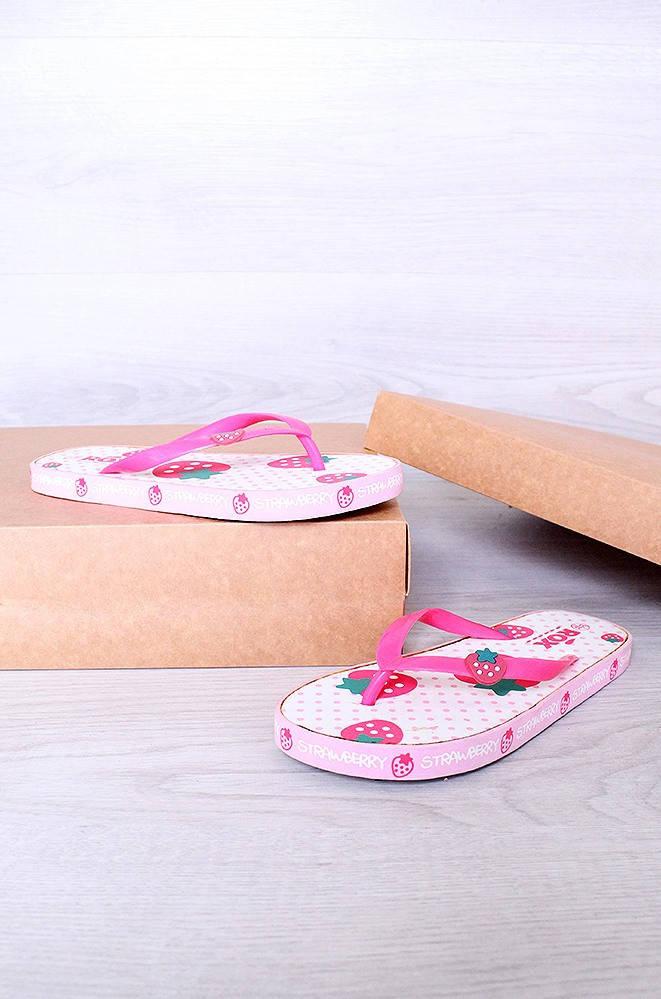 

Вьетнамки детские "Клубничка"Уценка 108057M, Разные цвета