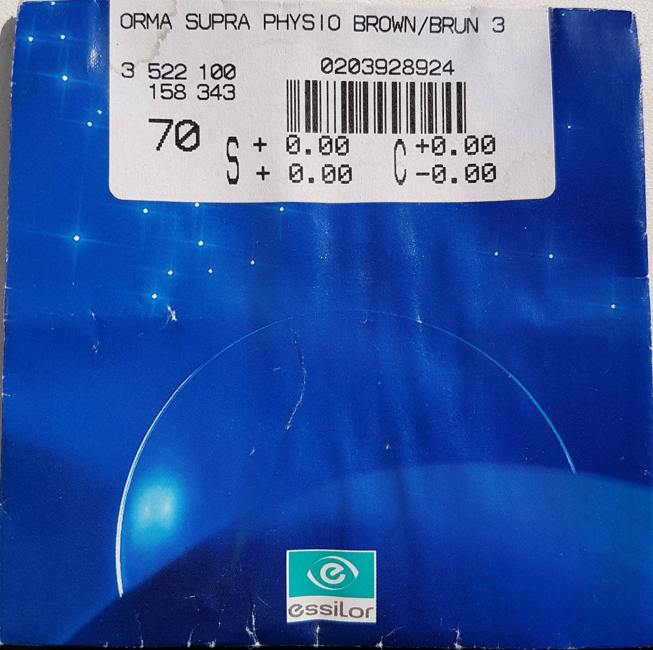 

Линза ESSILOR Orma Supra Physio Tints
