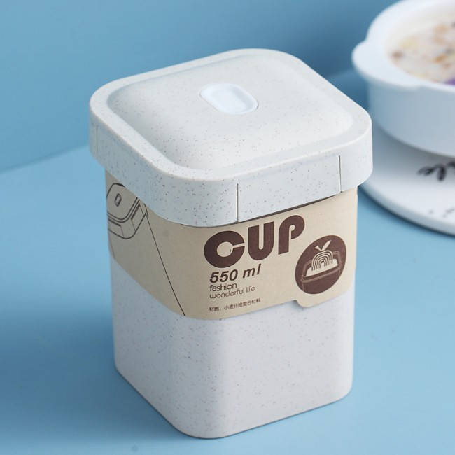 

Эко ланч-бокс супница Cup 550 мл, бежевый