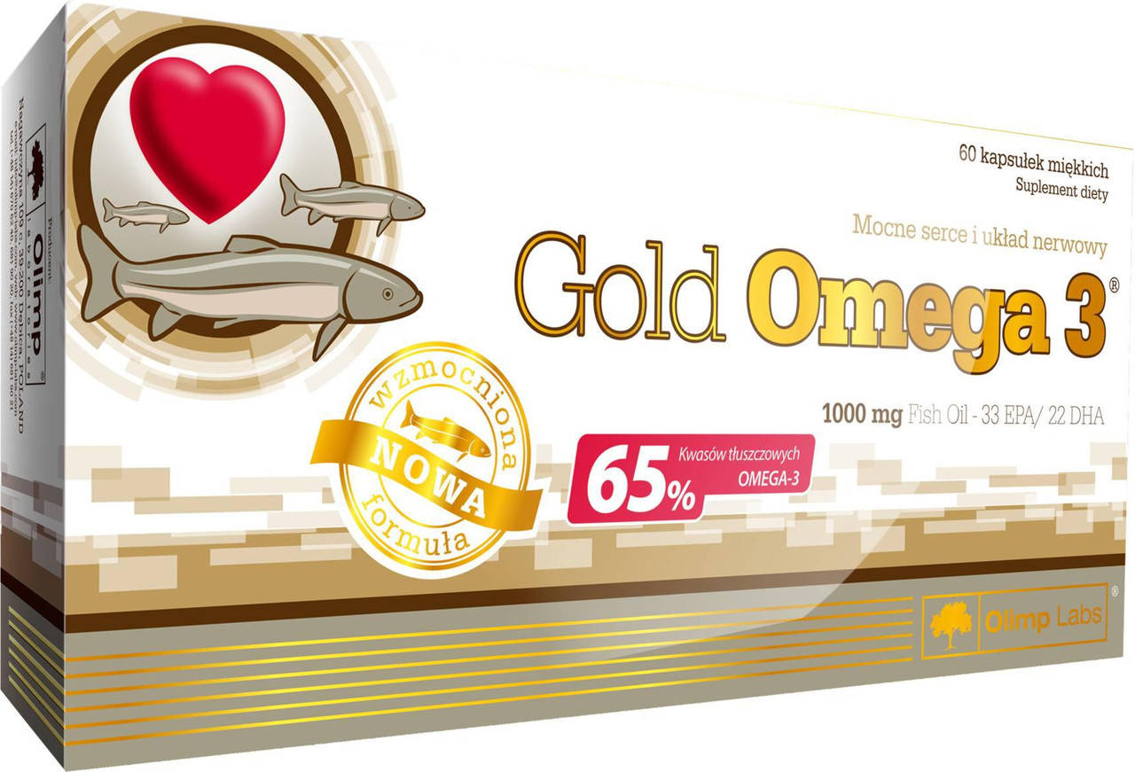 

Рыбий жир Gold Omega-3 65% Olimp Labs (60 капс.)