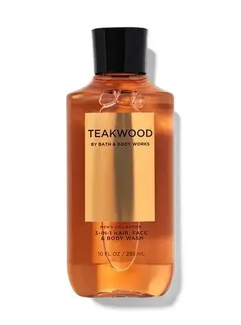

Teakwood парфюмированный гель для душа три-в-одном из мужской коллекции Bath and Body Works из США