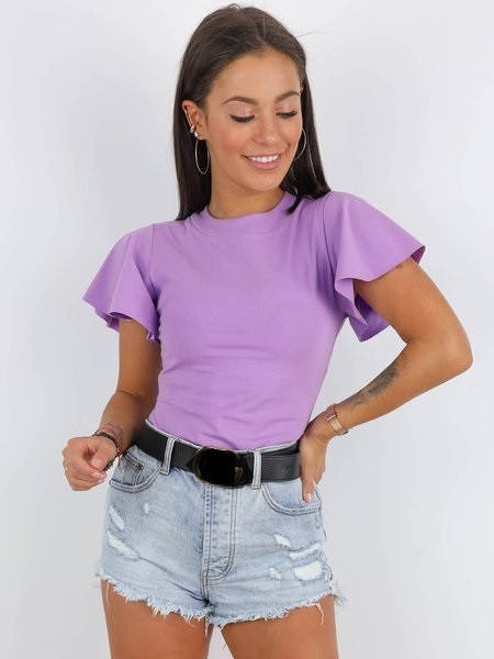 

Женская оригинальная футболка с красивыми рукавами 38, Сиреневый