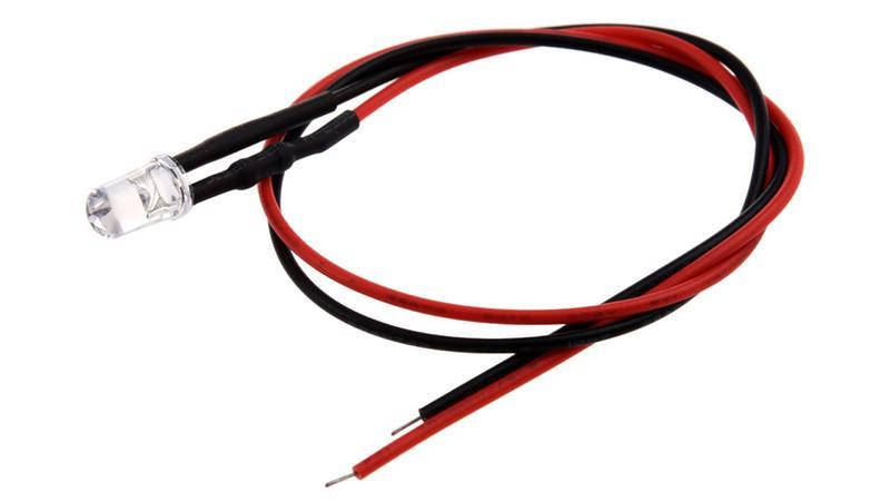 

Светодиод LED F5 5мм 5V красный с проводом 18-20см (15853)