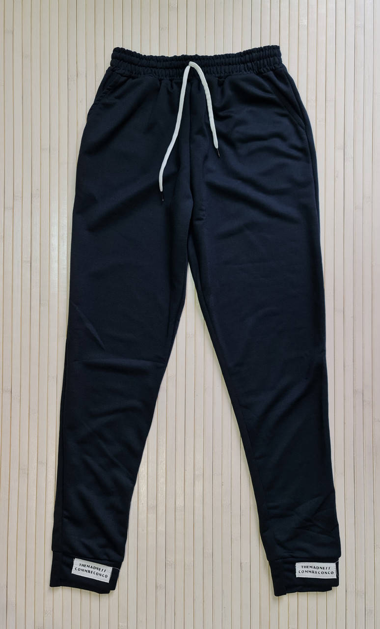 

Спортивные штаны женские с манжетом трикотажные темно-синий (размер 42-50) 50