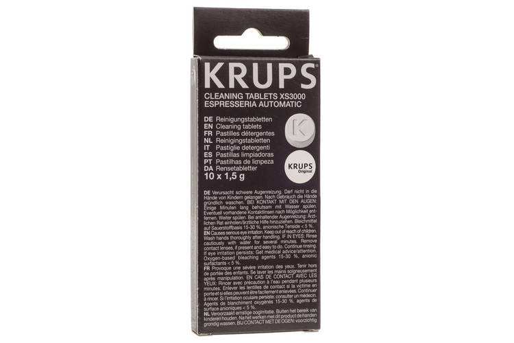 

Таблетки чистящие Krups (XS300010) для кофемашин 10шт.