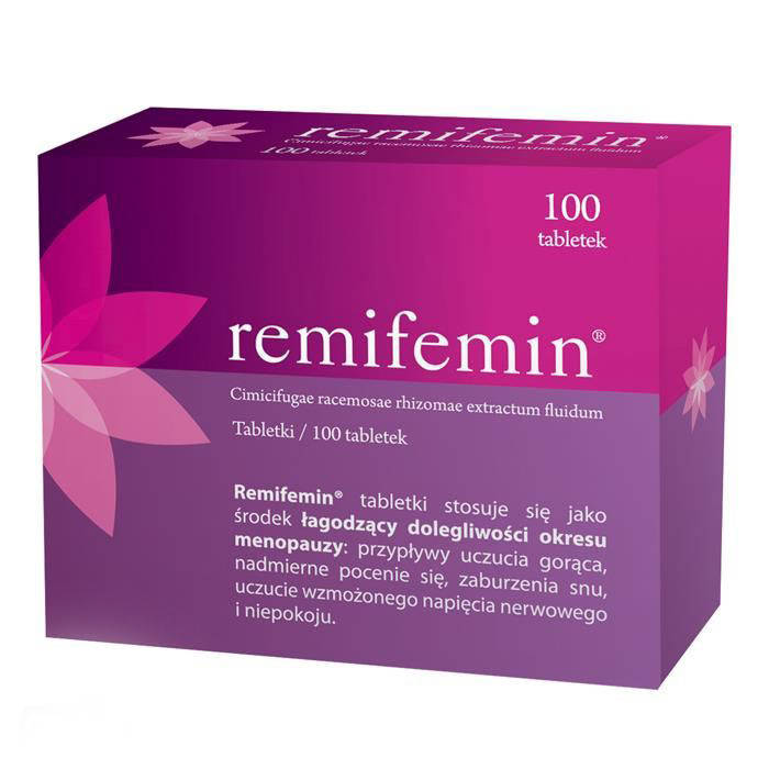 

Remifemin - смягчение симптомов менопаузы, 100 таб.