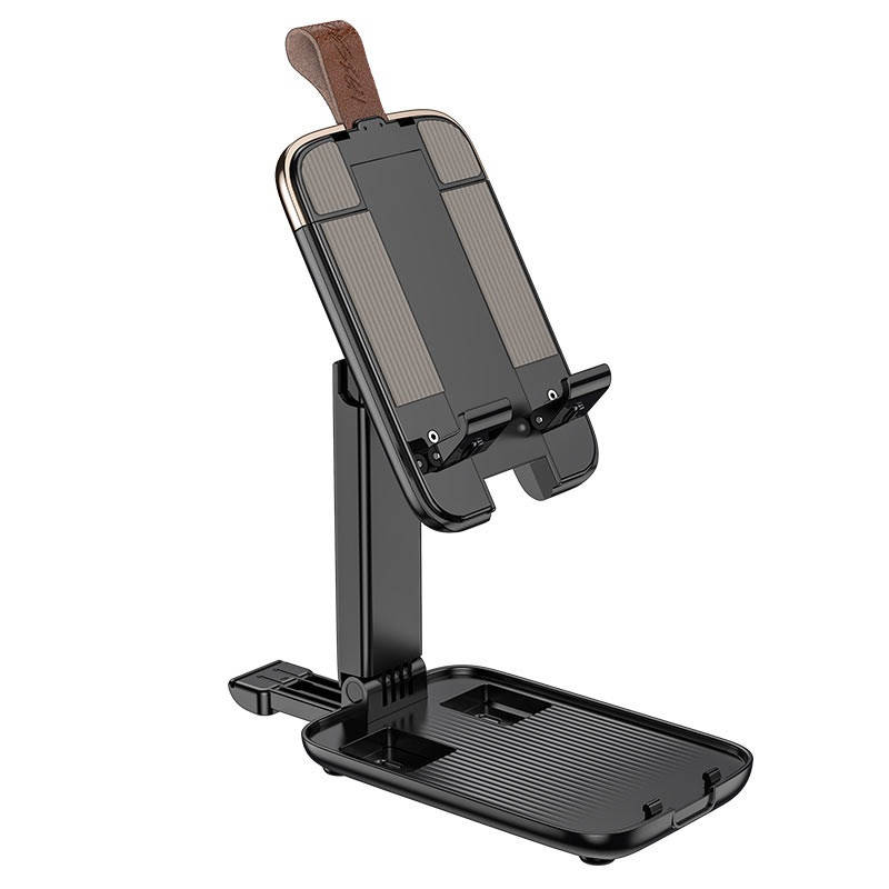 

Настольная подставка для телефона или планшета 4.7-14'' Hoco Dawn folding desktop stand S28 Black, Черный