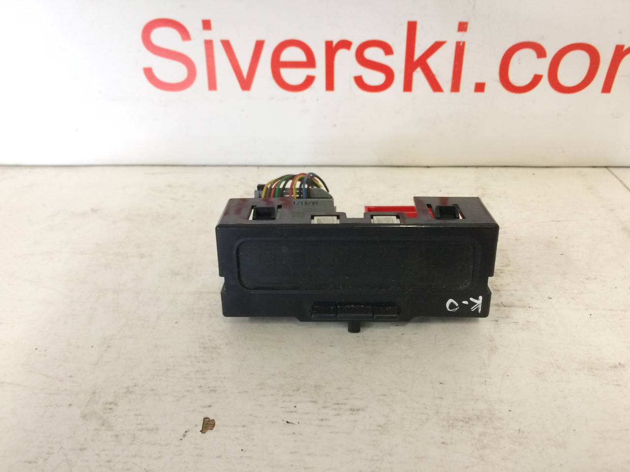 

Бортовой компьютер, экран, дисплей, часы, бортовые часы, циферблат Renault Kangoo, Nissan Kubistar, 7700436307