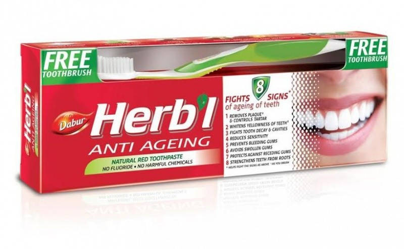 

Червона Зубна паста Дабур Ред 150г, Антивікова, Red Toothpaste Dabur, Красная Зубная паста Дабур Рэд, Щітка в, Красный
